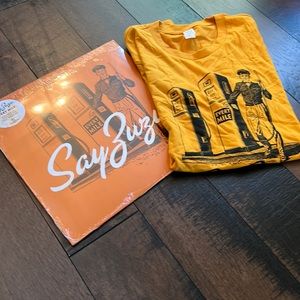 Say Zuzu every Mile vinyl & tee set